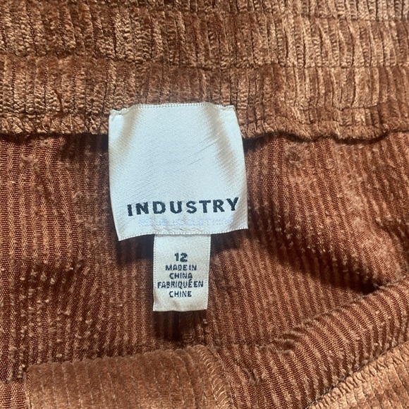 Like New! Industry copper brown Wide leg corduroy pants - Picture 5 of 5